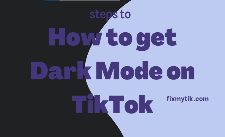 How to get Dark Mode on TikTok